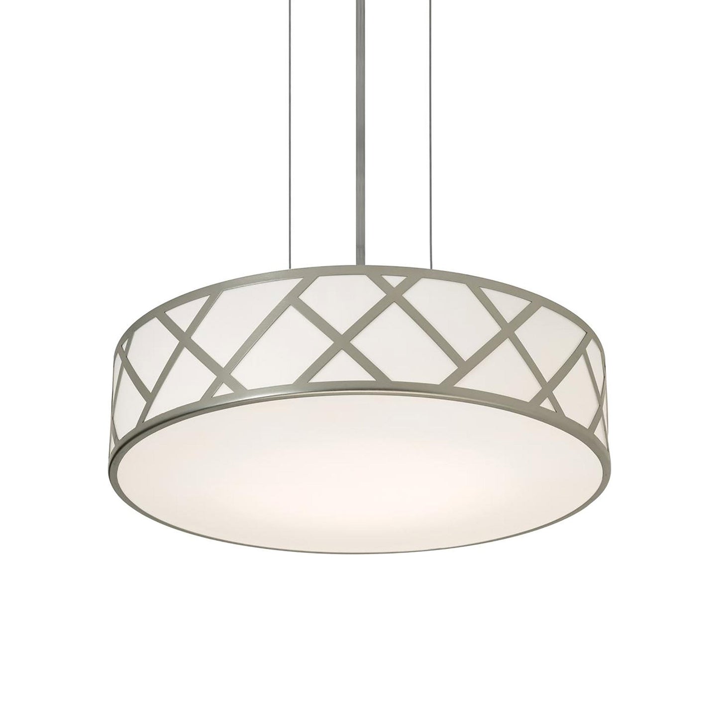 Haven Pendant Light in Satin Nickel (16.75-Inch).