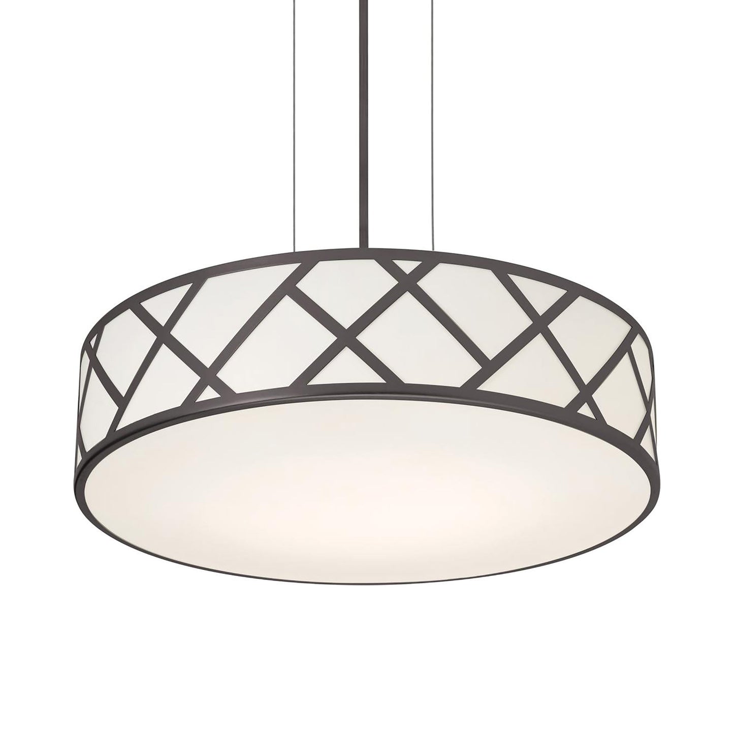Haven Pendant Light in Black (21-Inch).