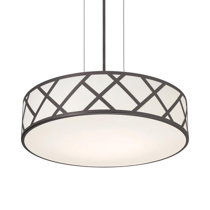 Haven Pendant Light in Black (21-Inch).