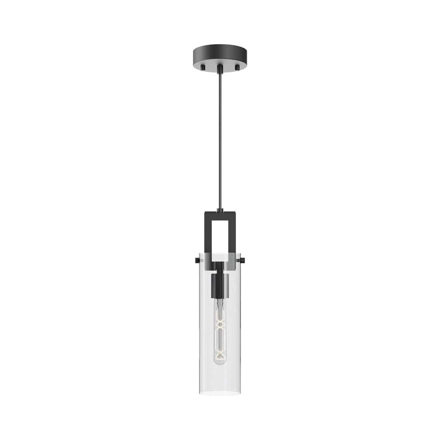 Houston Pendant Light in Black.