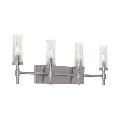 Huntington Bath Vanity Light in Satin Nickel (4-Light).