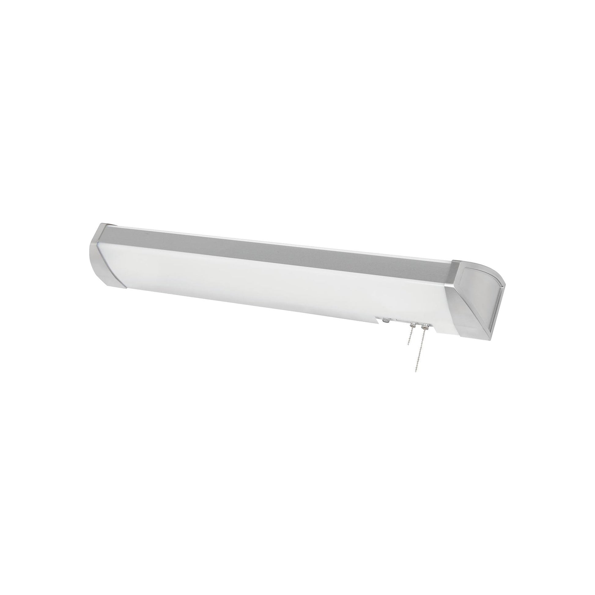 Ideal LED Overbed Wall Light in Brushed Nickel (39.88-Inch).