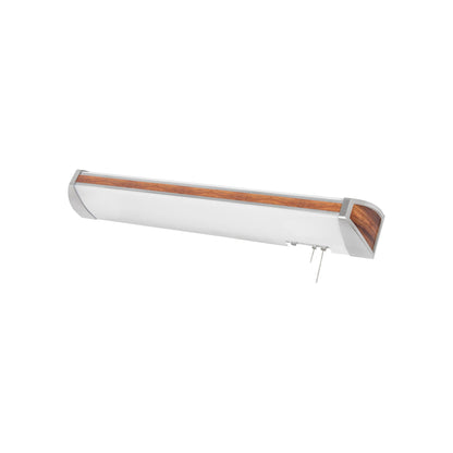 Ideal LED Overbed Wall Light in Mahogany (39.88-Inch).