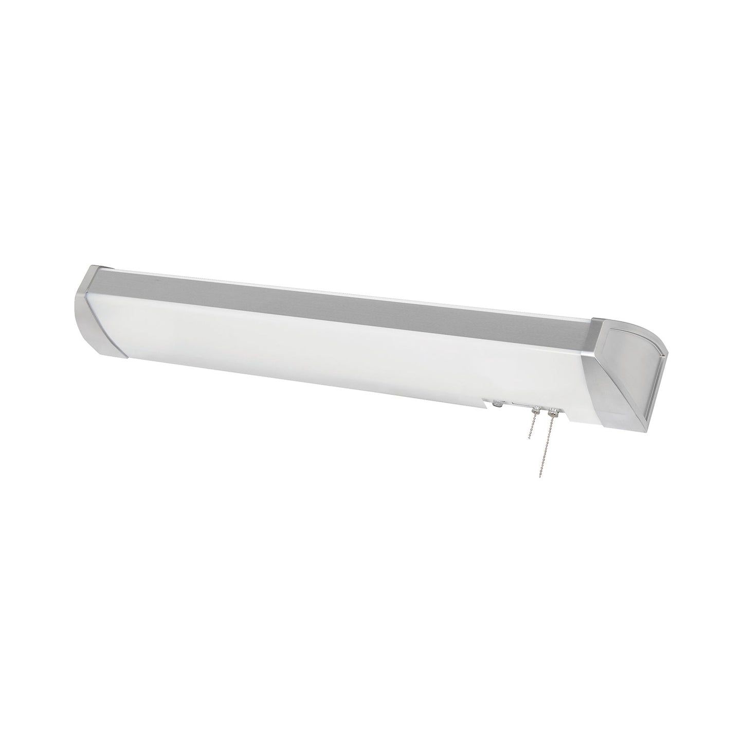 Ideal Overbed Wall Light in Brushed Nickel.