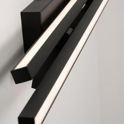 Indra LED Bath Vanity Light in Detail.