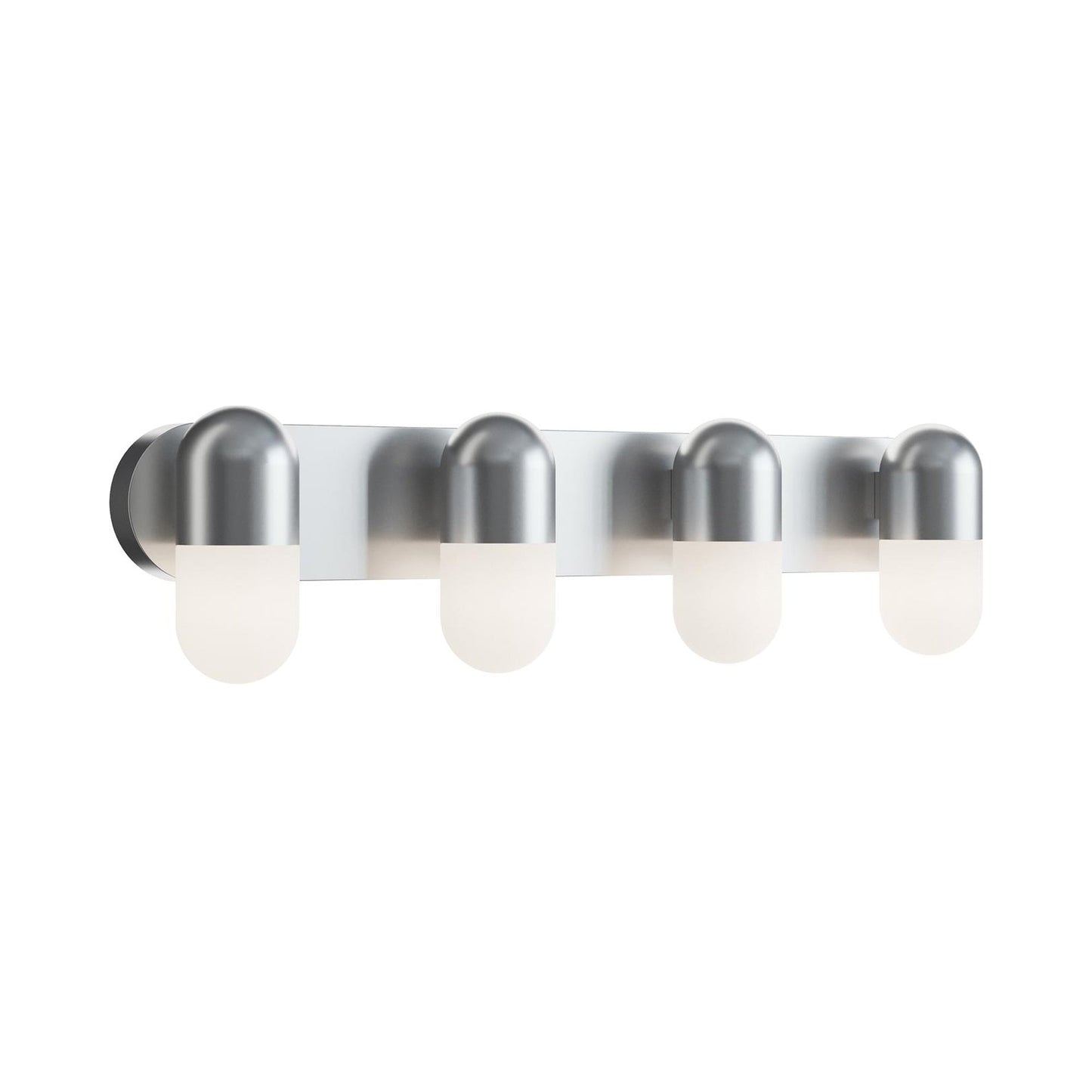 Irvine LED Bath Vanity Light in Satin Nickel (4-Light).