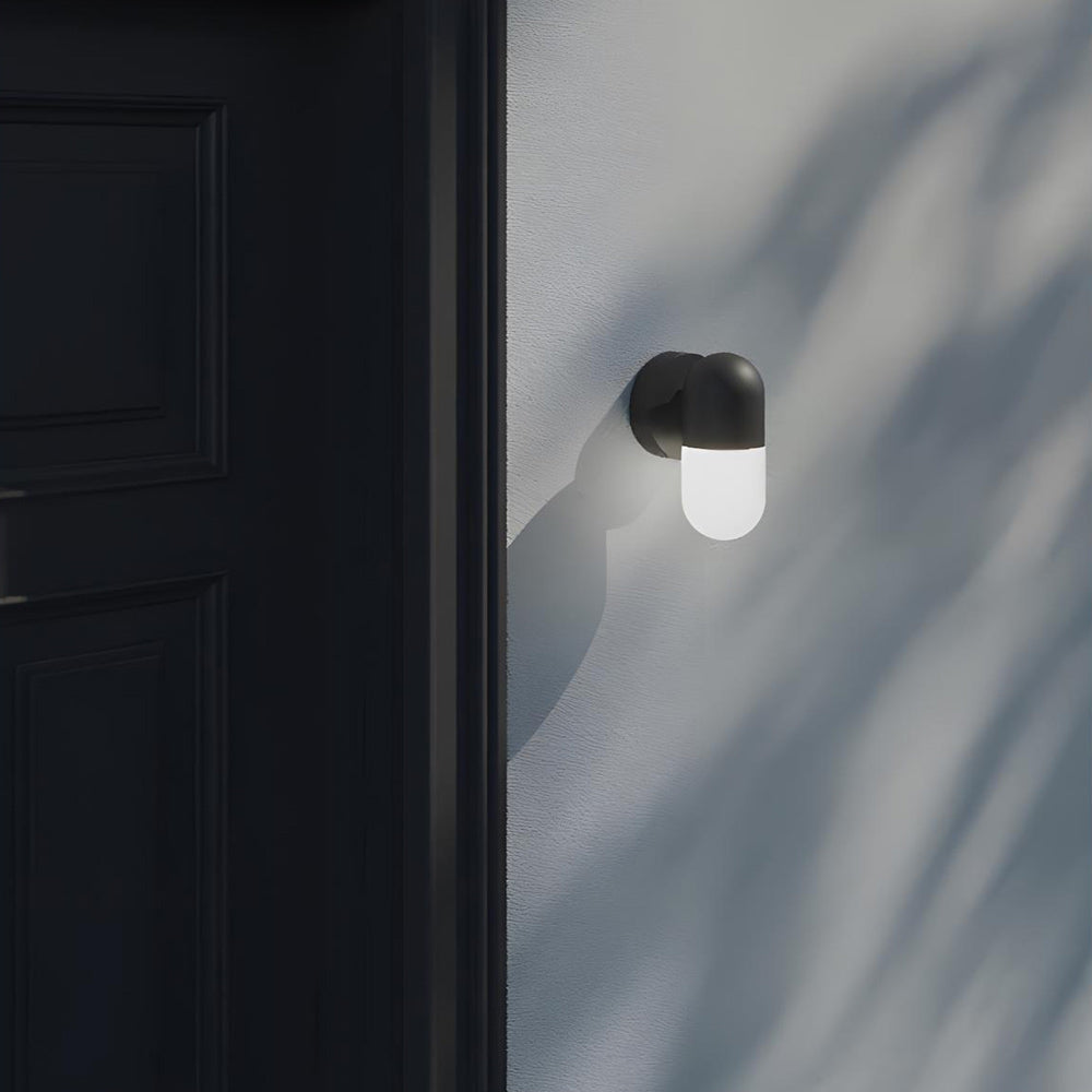 Irvine Outdoor LED Wall Light in Outside Area.