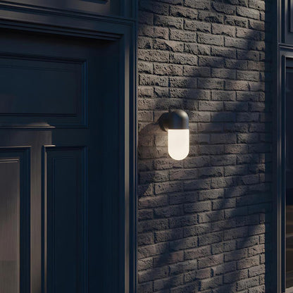 Irvine Outdoor LED Wall Light in Outside Area.
