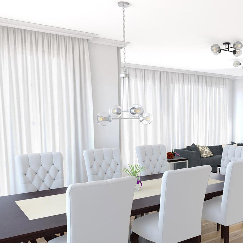 Jamie Multi Light Pendant Light in dining room.