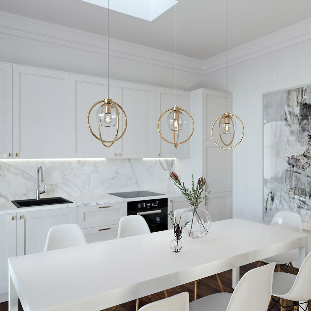 Jamie Pendant Light in kitchen.