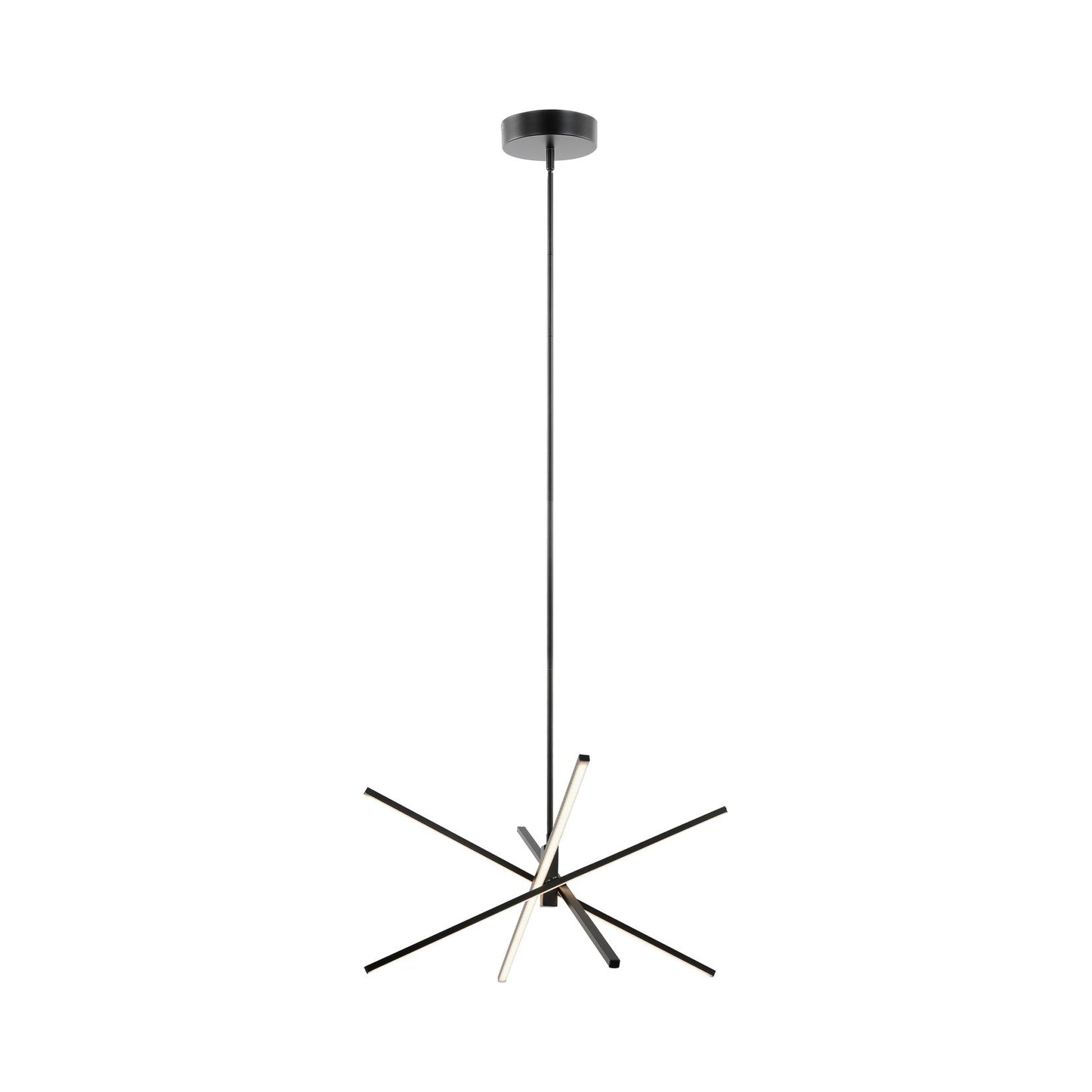 Jaxx LED Pendant Light in Black.