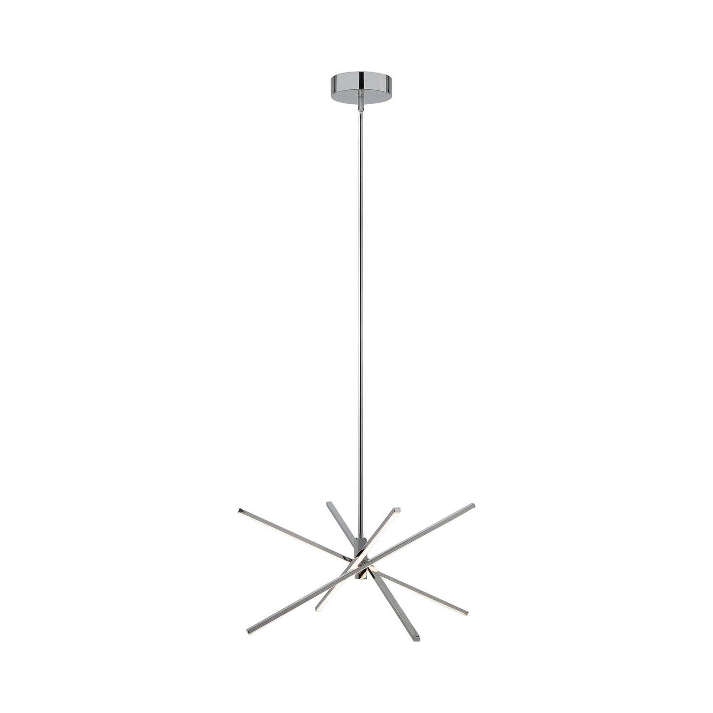 Jaxx LED Pendant Light in Polished Chrome.