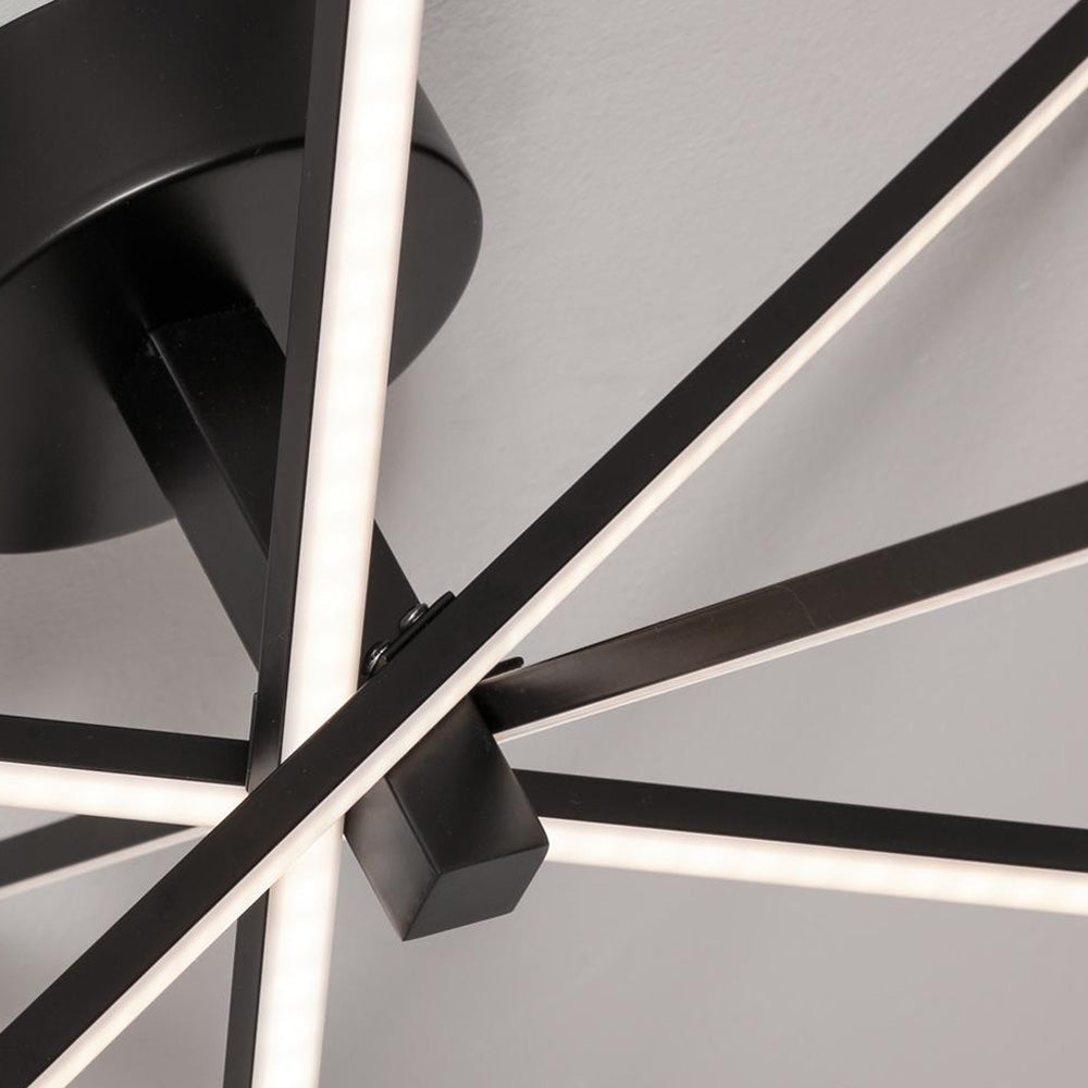Jaxx LED Semi Flush Mount Ceiling Light in Detail.