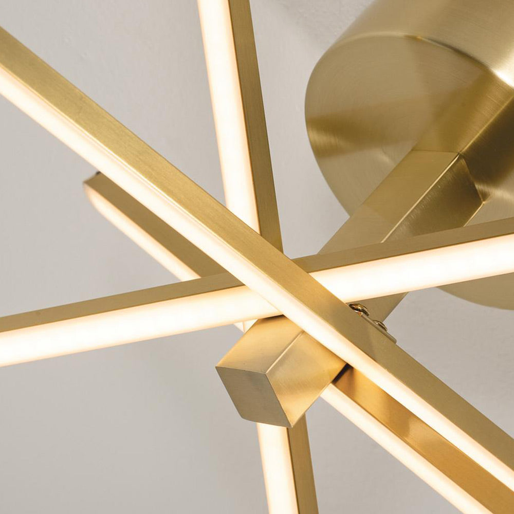 Jaxx LED Semi Flush Mount Ceiling Light in Detail.