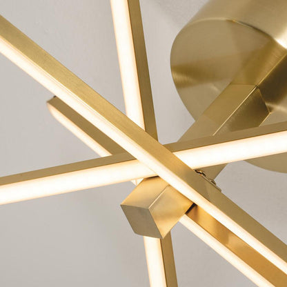 Jaxx LED Semi Flush Mount Ceiling Light in Detail.