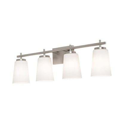 Joanna Bath Vanity Light in Satin Nickel (4-Light).