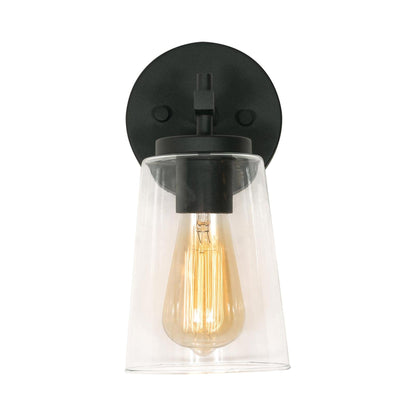 Joanna Wall Light in Textured Black.