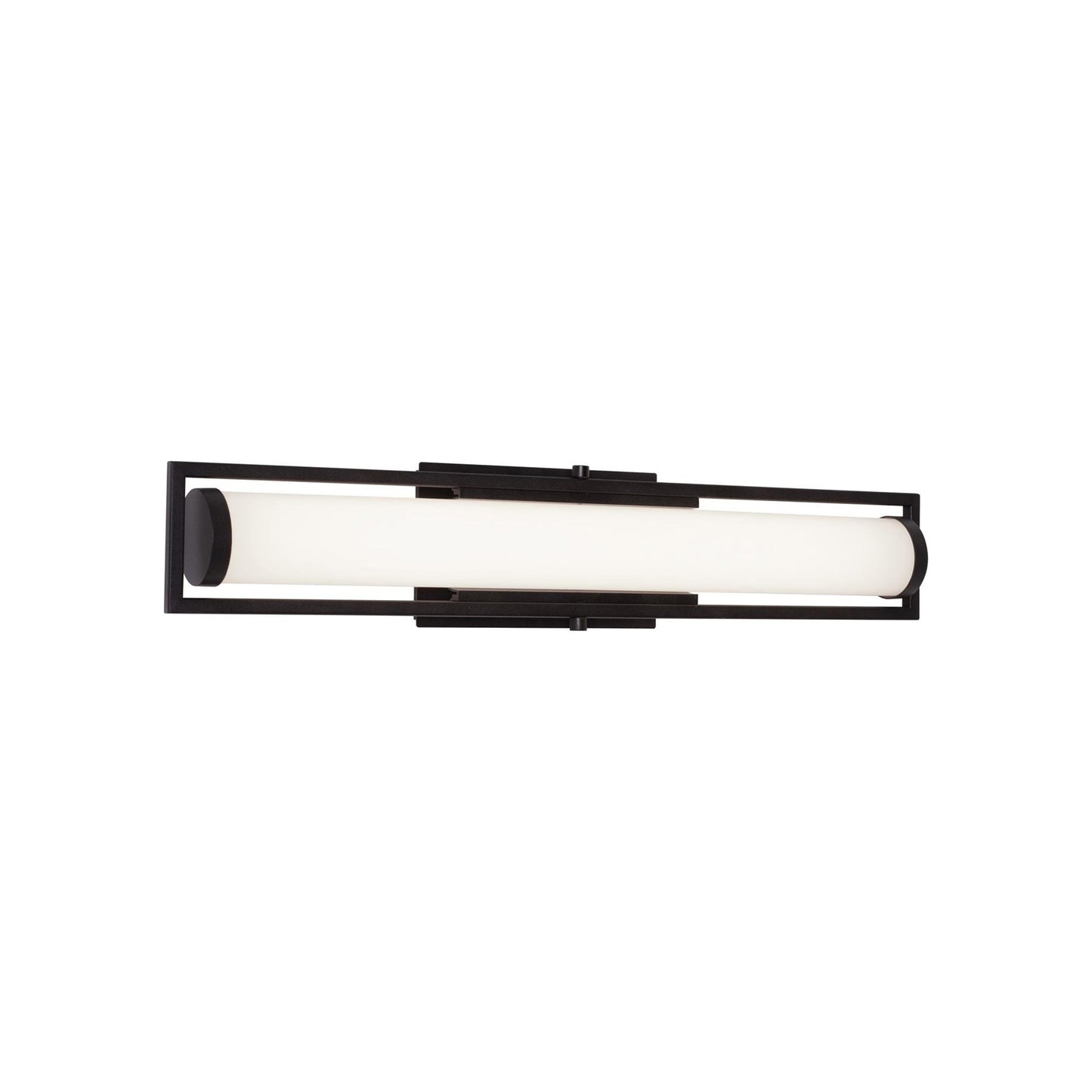Jordan LED Bath Vanity Light in Black (24-Inch).