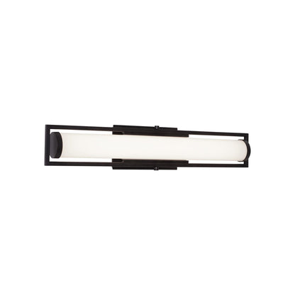 Jordan LED Bath Vanity Light in Black (24-Inch).