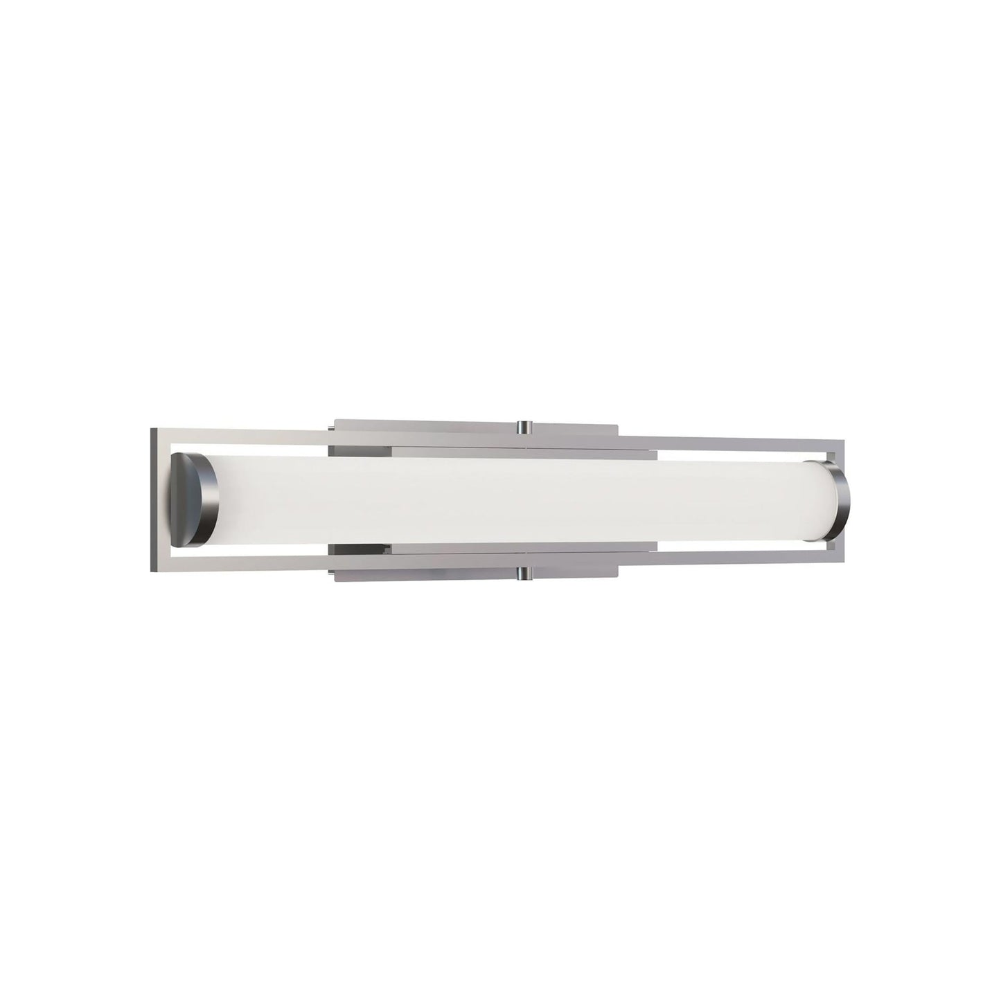 Jordan LED Bath Vanity Light in Satin Nickel (24-Inch).