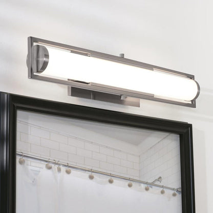 Jordan LED Bath Vanity Light in bathroom.