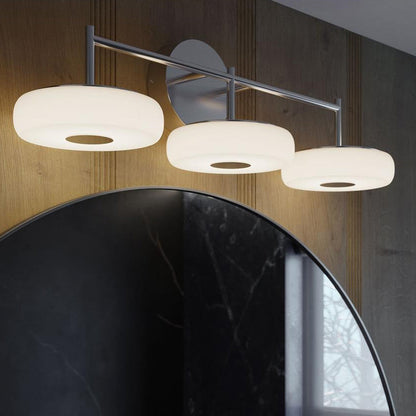 June LED Bath Vanity Light in bathroom.
