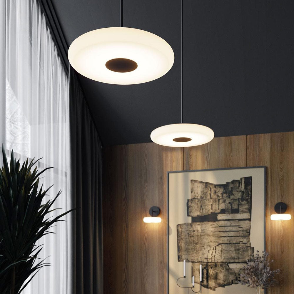 June LED Pendant Light in living room.