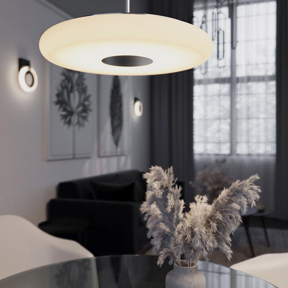 June LED Pendant Light in living room.