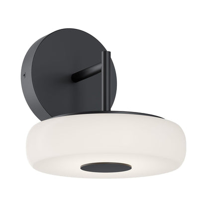 June LED Wall Light in Black.