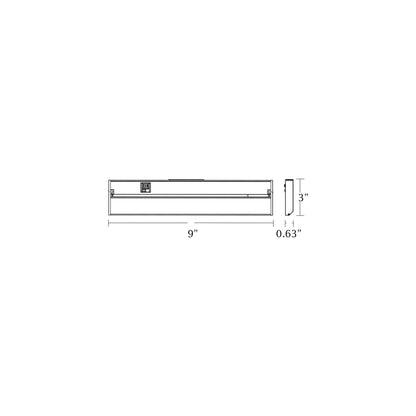 Koren LED Undercabinet Light - line drawing.