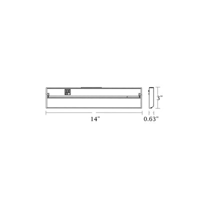 Koren LED Undercabinet Light - line drawing.