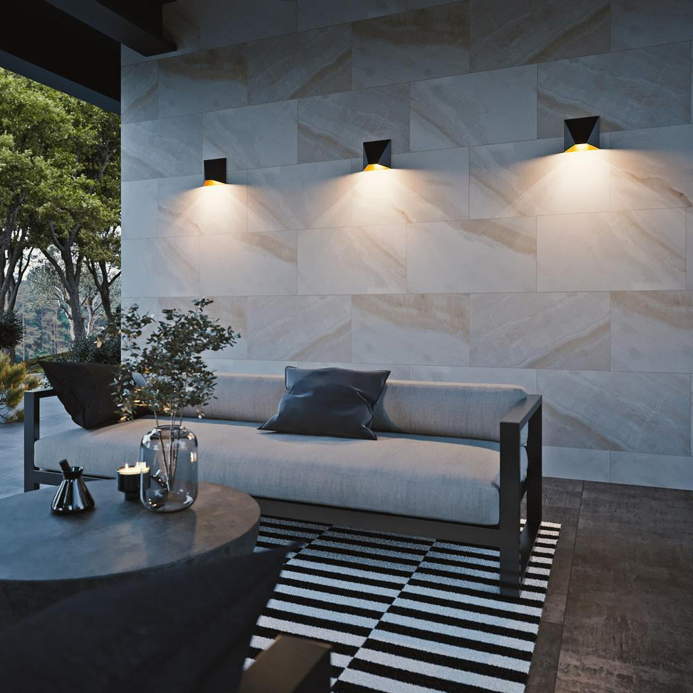 Kylo Outdoor LED Wall Light in Outside Area.