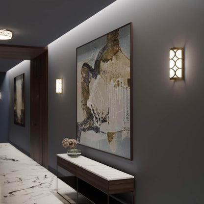 Lake Wall Light in hallway.