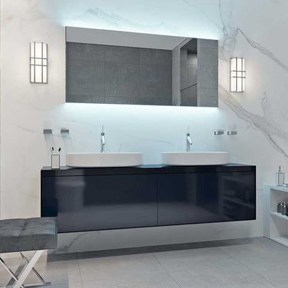 Lambert LED Wall Light in bathroom.