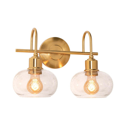 Laney Bath Vanity Light in Vintage Gold (2-Light).