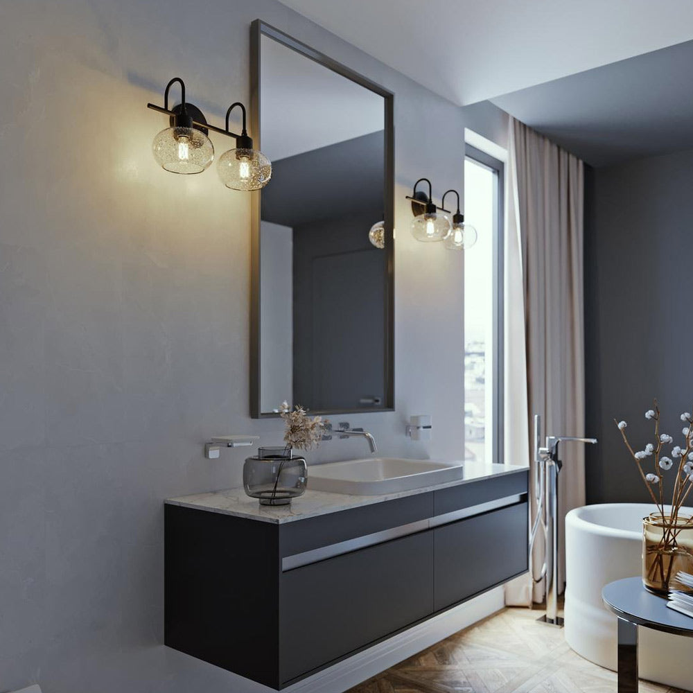 Laney Bath Vanity Light in bathroom.