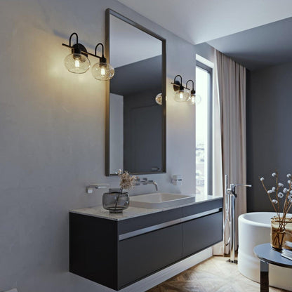 Laney Bath Vanity Light in bathroom.