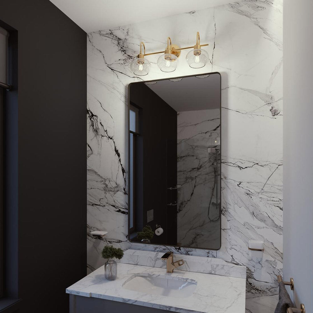 Laney Bath Vanity Light in bathroom.