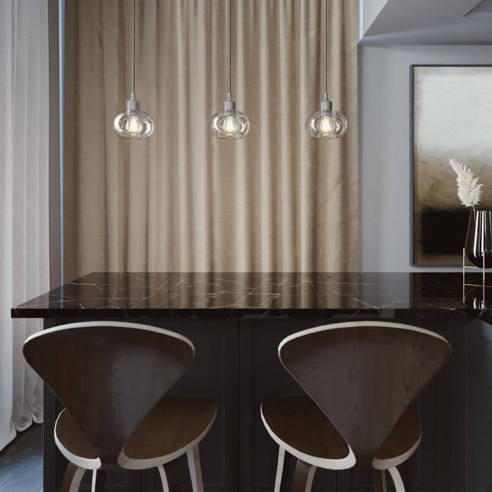 Laney Linear Pendant Light in dining room.
