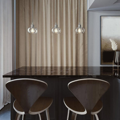 Laney Linear Pendant Light in dining room.