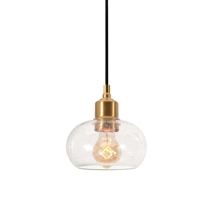 Laney Pendant Light in Vintage Gold.