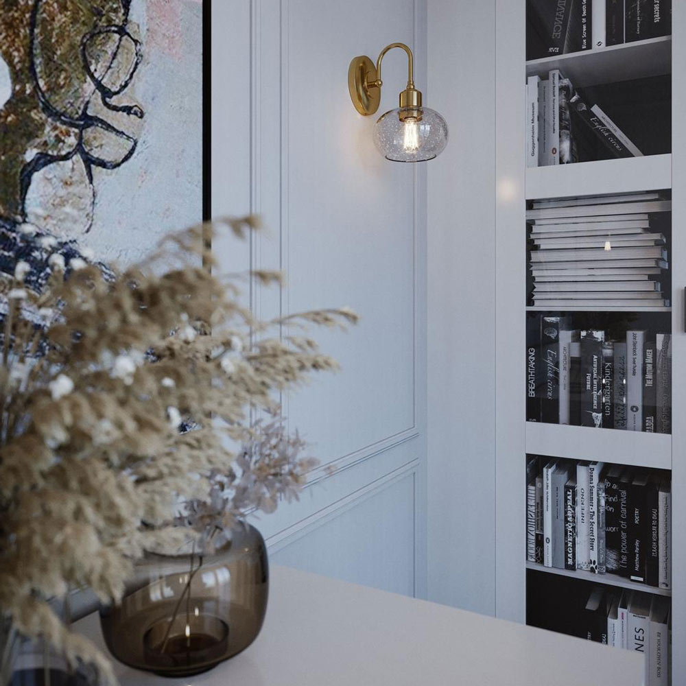 Laney Wall Light in living room.
