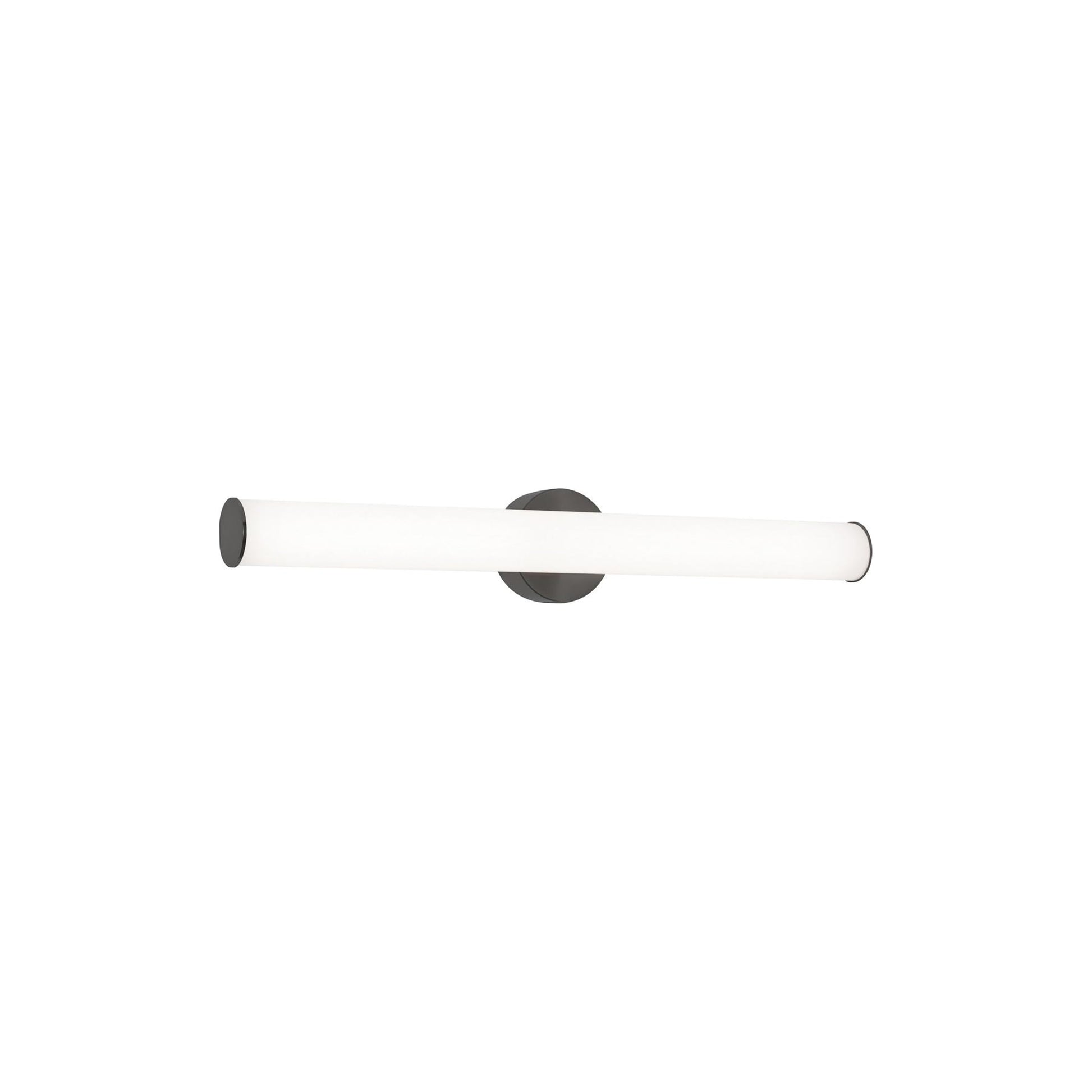 Leia LED Vanity Wall Light in Black (Small).
