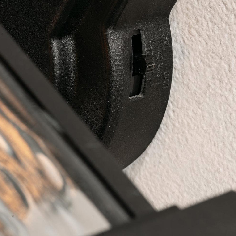 Lennon Outdoor Wall Light in Detail.