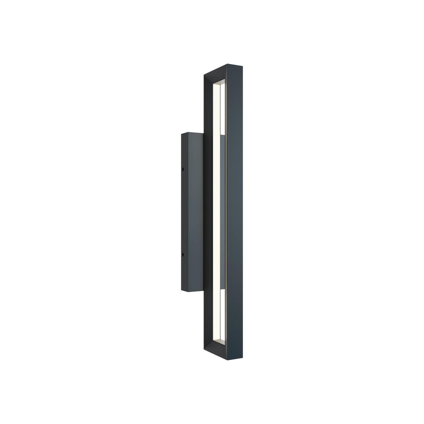 Liam Outdoor LED Wall Light in Black (24-Inch).