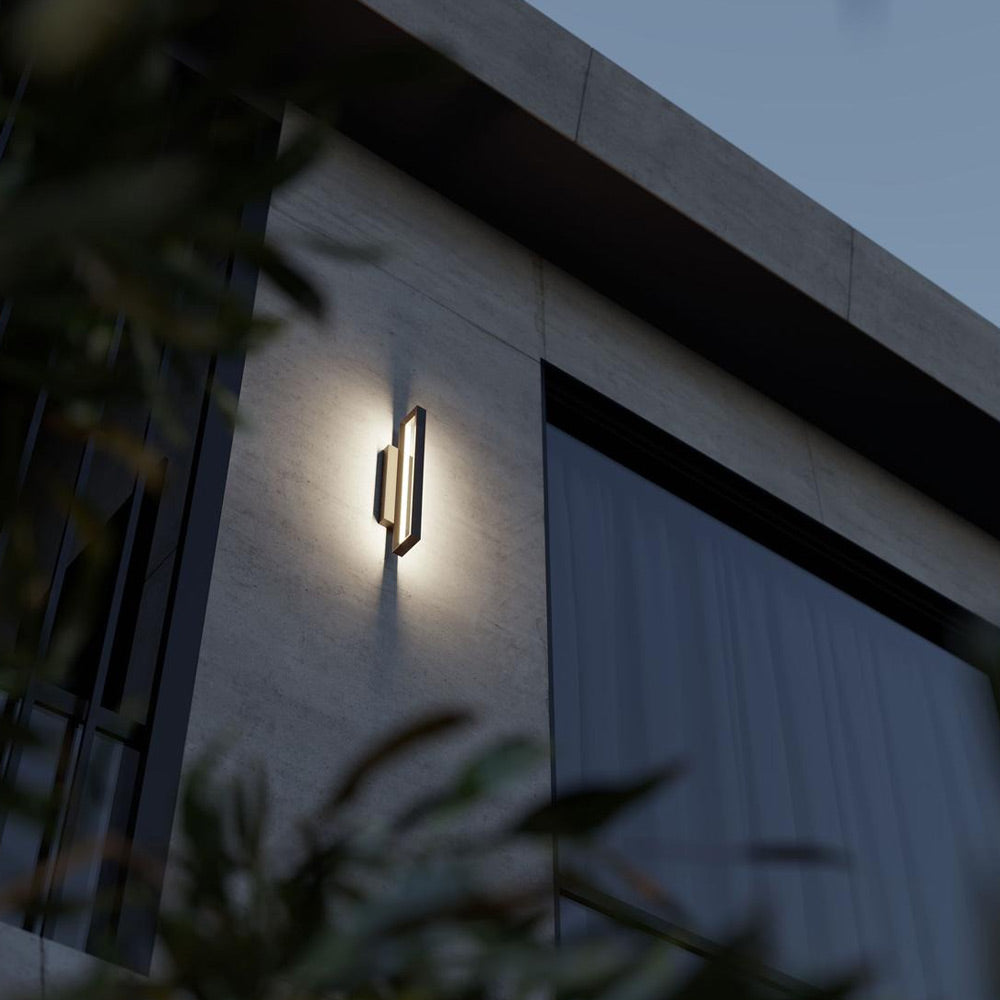 Liam Outdoor LED Wall Light in Outside Area.