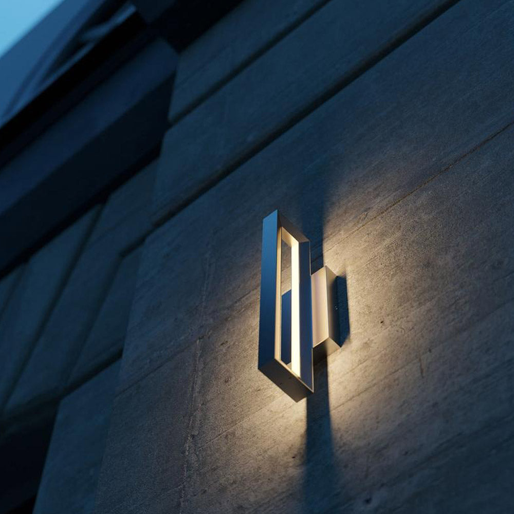 Liam Outdoor LED Wall Light in Outside Area.