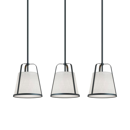 Lizzette Linear Pendant Light in Black.