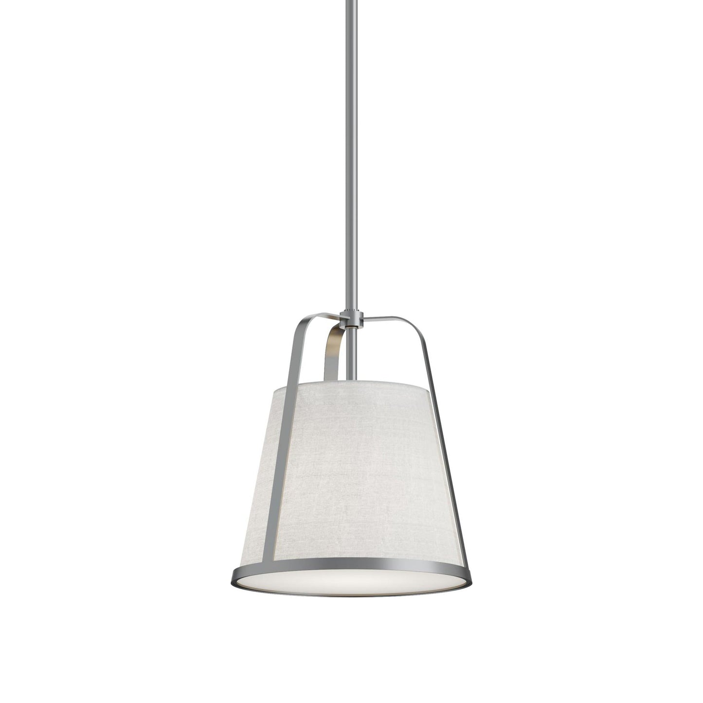 Lizzette Pendant Light in Satin Nickel (10-Inch).