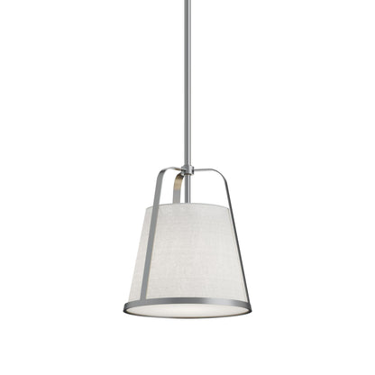Lizzette Pendant Light in Satin Nickel (10-Inch).